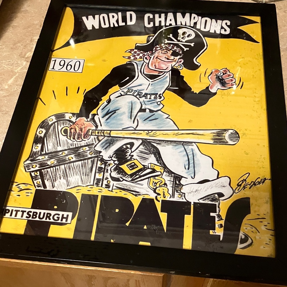 Pittsburgh Pirates 1960 World Champions Poster